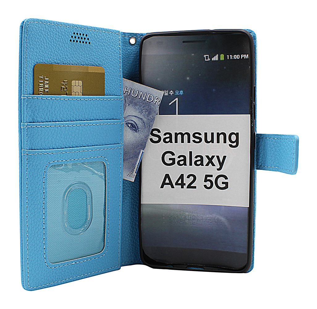 New Standcase Wallet Samsung Galaxy A42 5G - Mobiltasken.dk